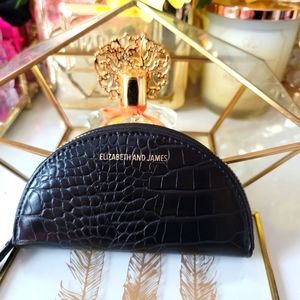 Elizabeth and James Half-moon black wallet